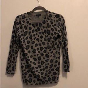 Leopard print sweater